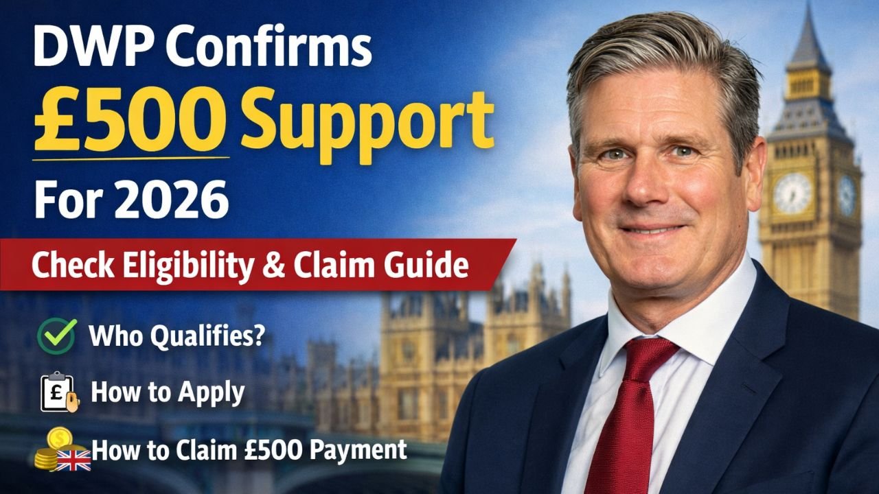 DWP Confirms £500 Support For 2026 – Check Eligibility & Claim Guide
